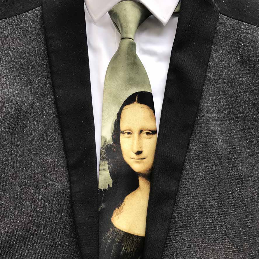 The Mona Lisa Tie