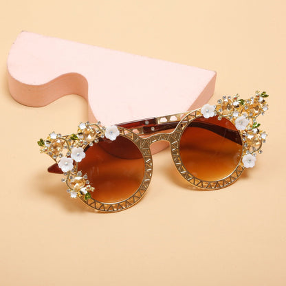 Rococo floral sunglasses