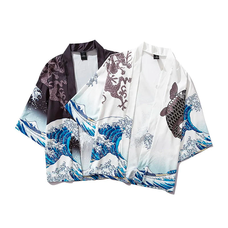 The great wave off kanagawa Kimono