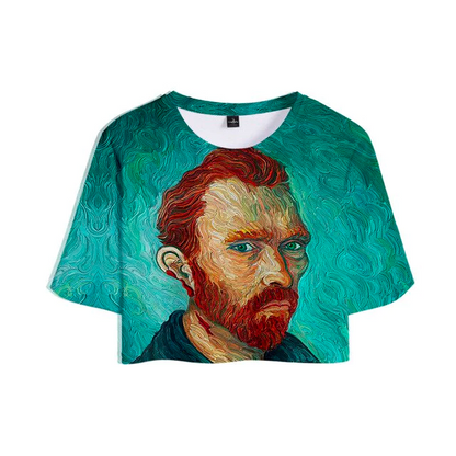 Van Gogh Crop Tops