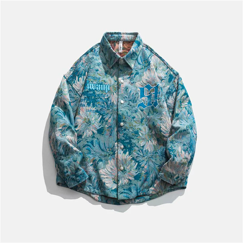 Van Gogh inspired Streetwear Gothic Jacket