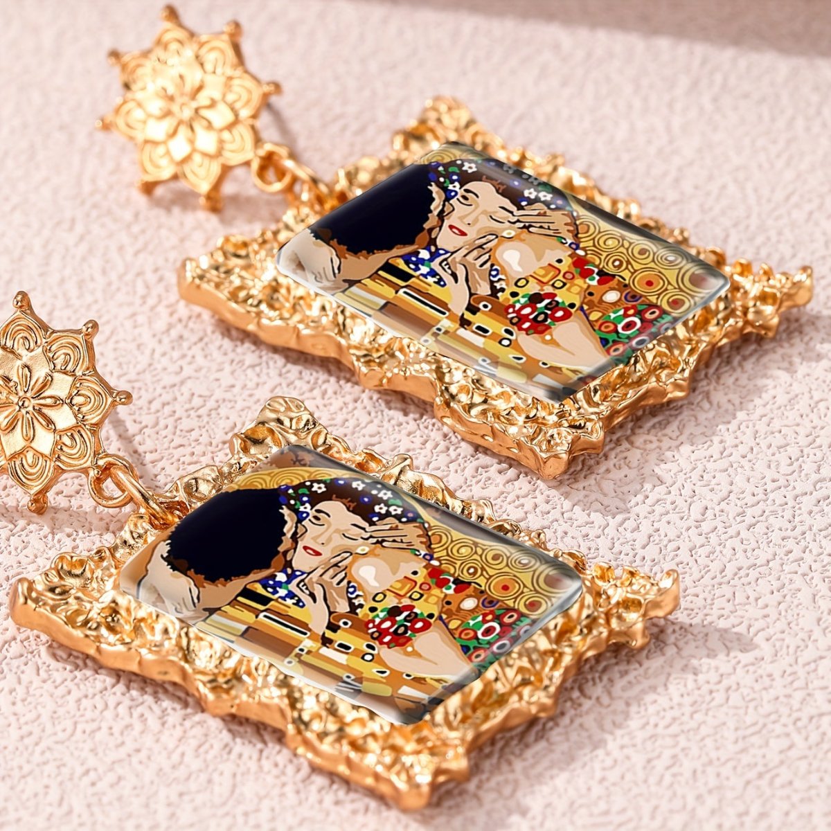 Gustav Klimt Framed Earrings