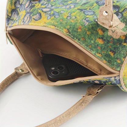 Van Gogh Irises Boston Bag