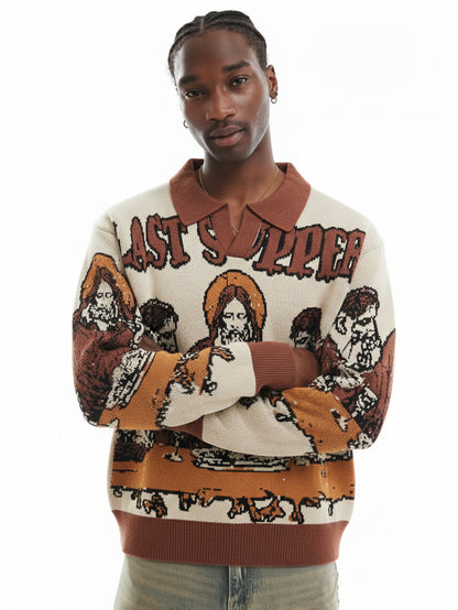 The Last Supper Knit Sweater