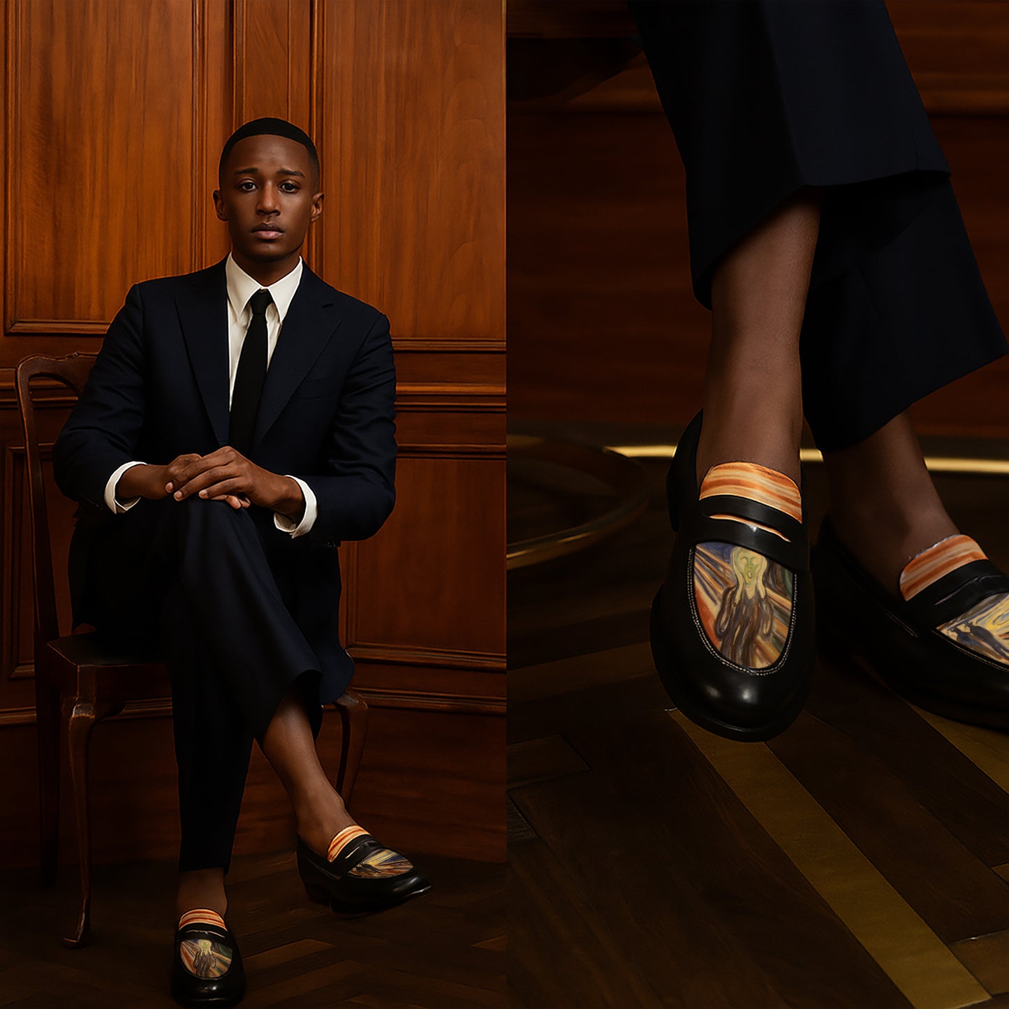 The Scream, Edvard Munch Loafers