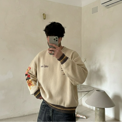 Van gogh retro sweater