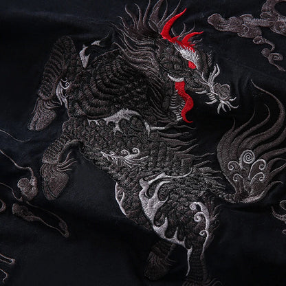 Qilin Embroidered T-shirt