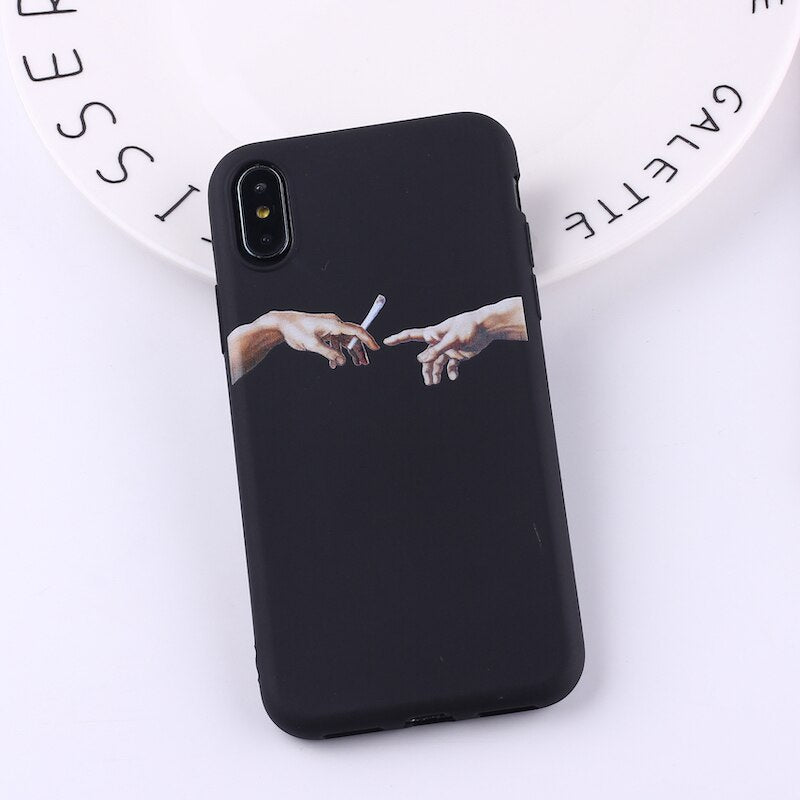 Creation of adam minimalist iPhone case