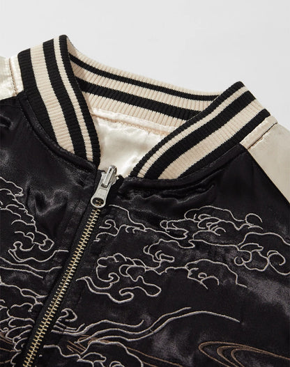 Celestial Sovereign Reversible Sukajan Jacket