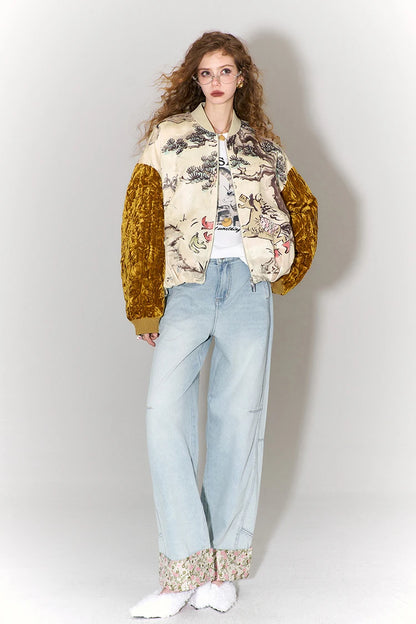 Horse & Pine Velvet Jacket