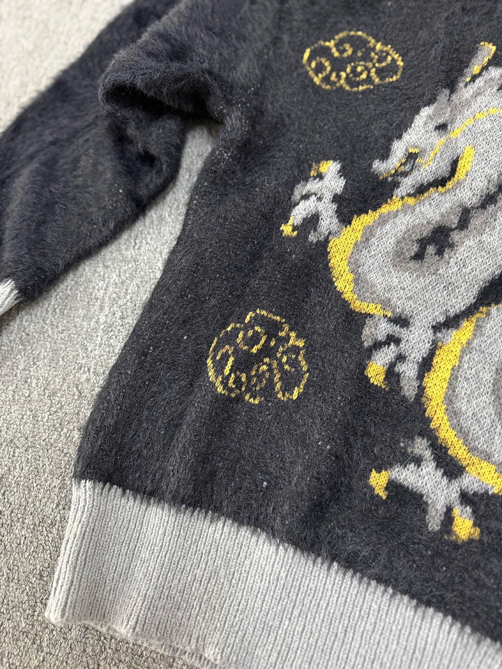 Imperial Dragon Inspired Knit Sweater