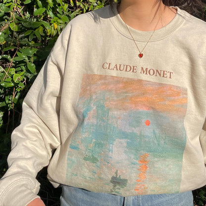 Claude Monet Impression, Sunrise Sweatshirt