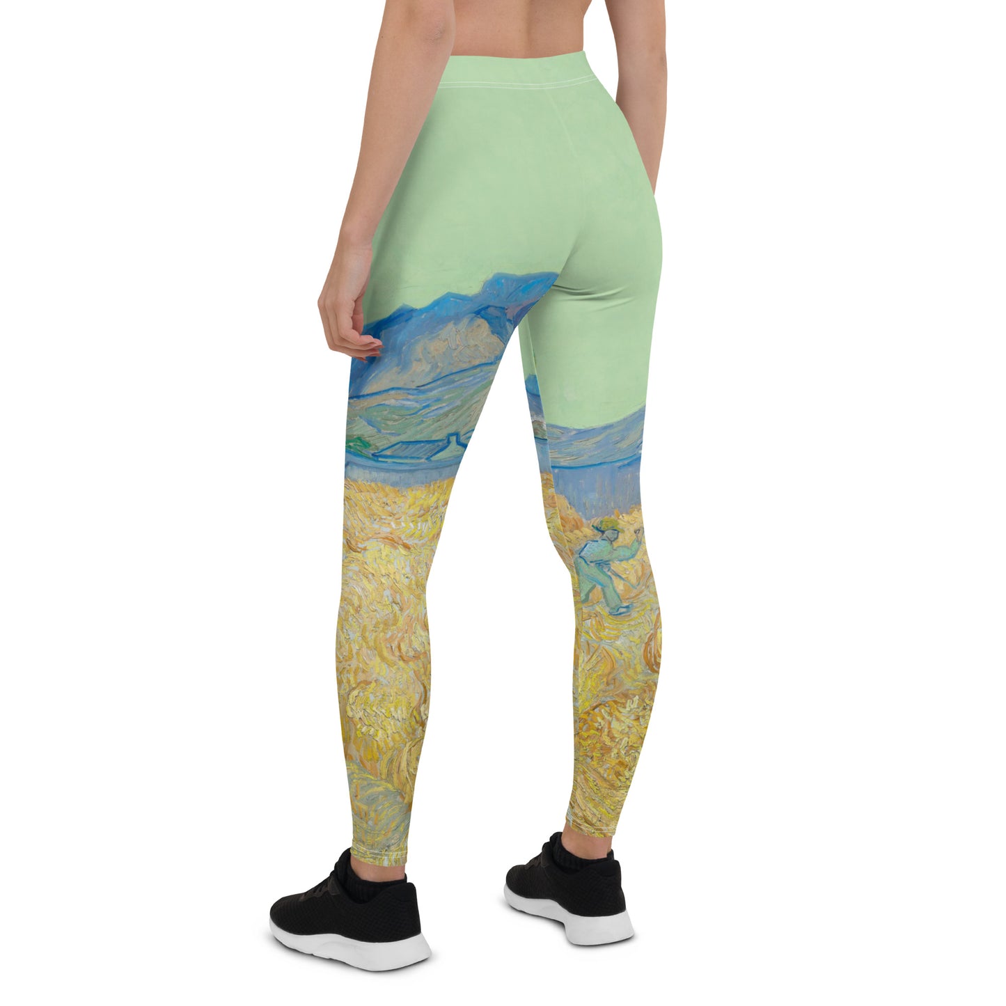 Van Gogh wheat field with a reaper Leggings