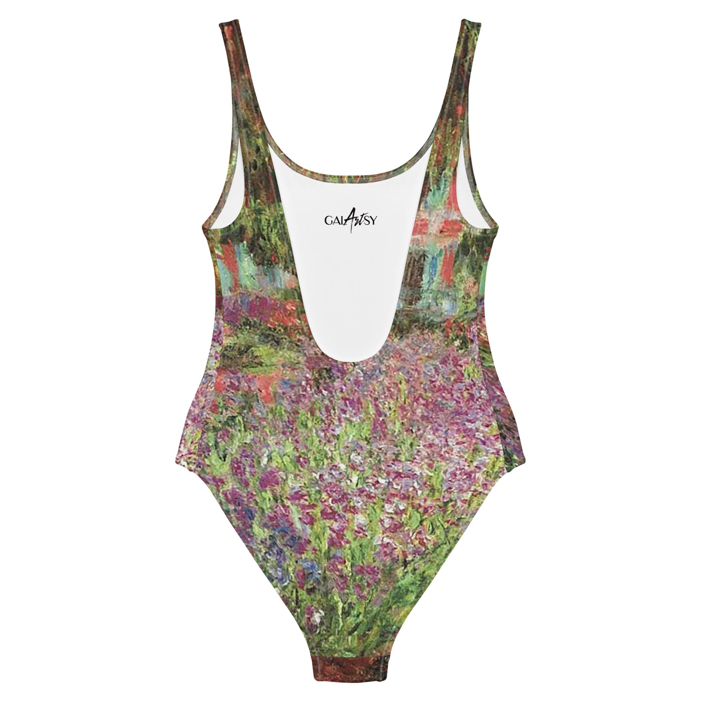 Claude Monet The Water Lily Pond One-Piece Swimsuit