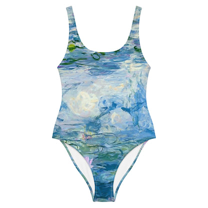 Claude Monet Water Lilies One-Piece Swimsuit