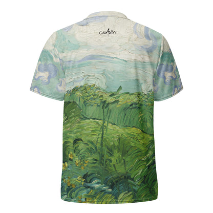 Van Gogh Green Field unisex sports jersey