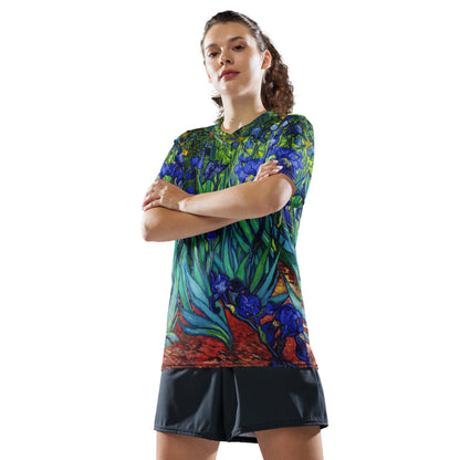 Van Gogh Irises unisex sports jersey