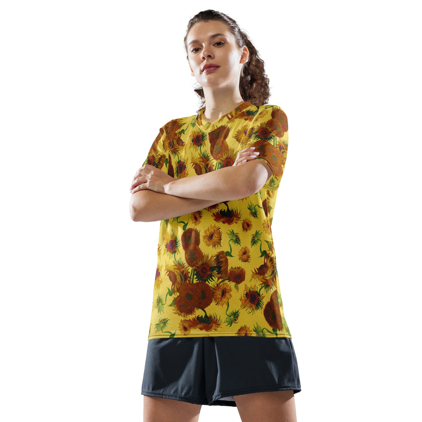 Sunflowers unisex sports jersey