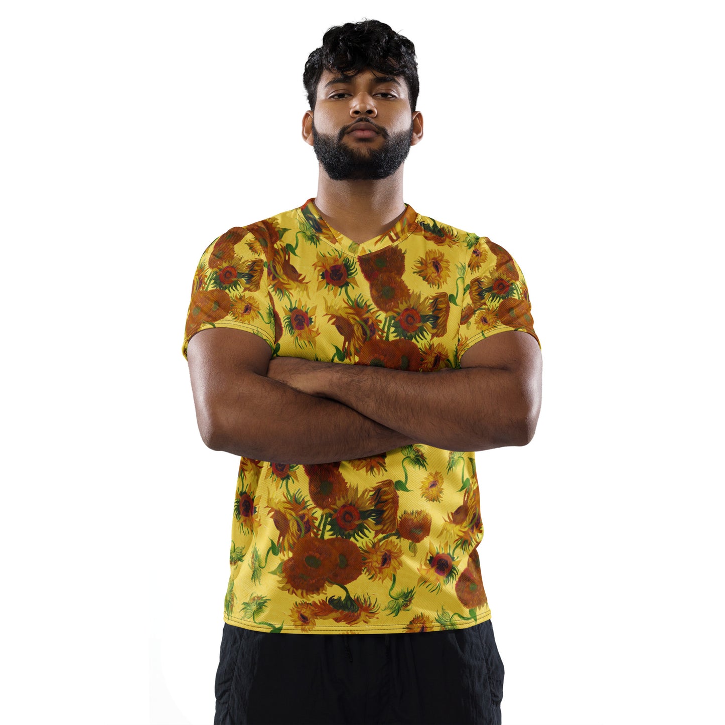 Sunflowers unisex sports jersey