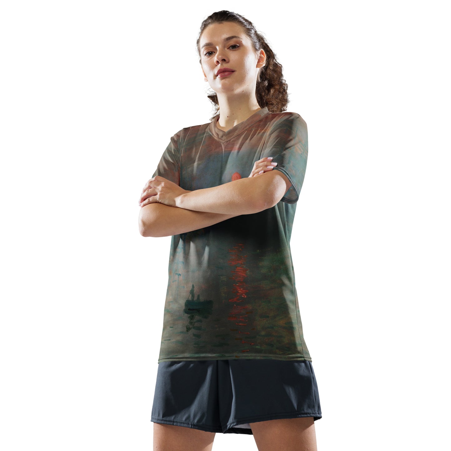 Claude Monet Impression, Sunrise unisex sports jersey