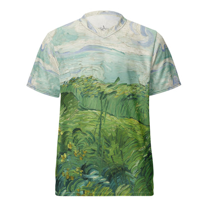 Van Gogh Green Field unisex sports jersey