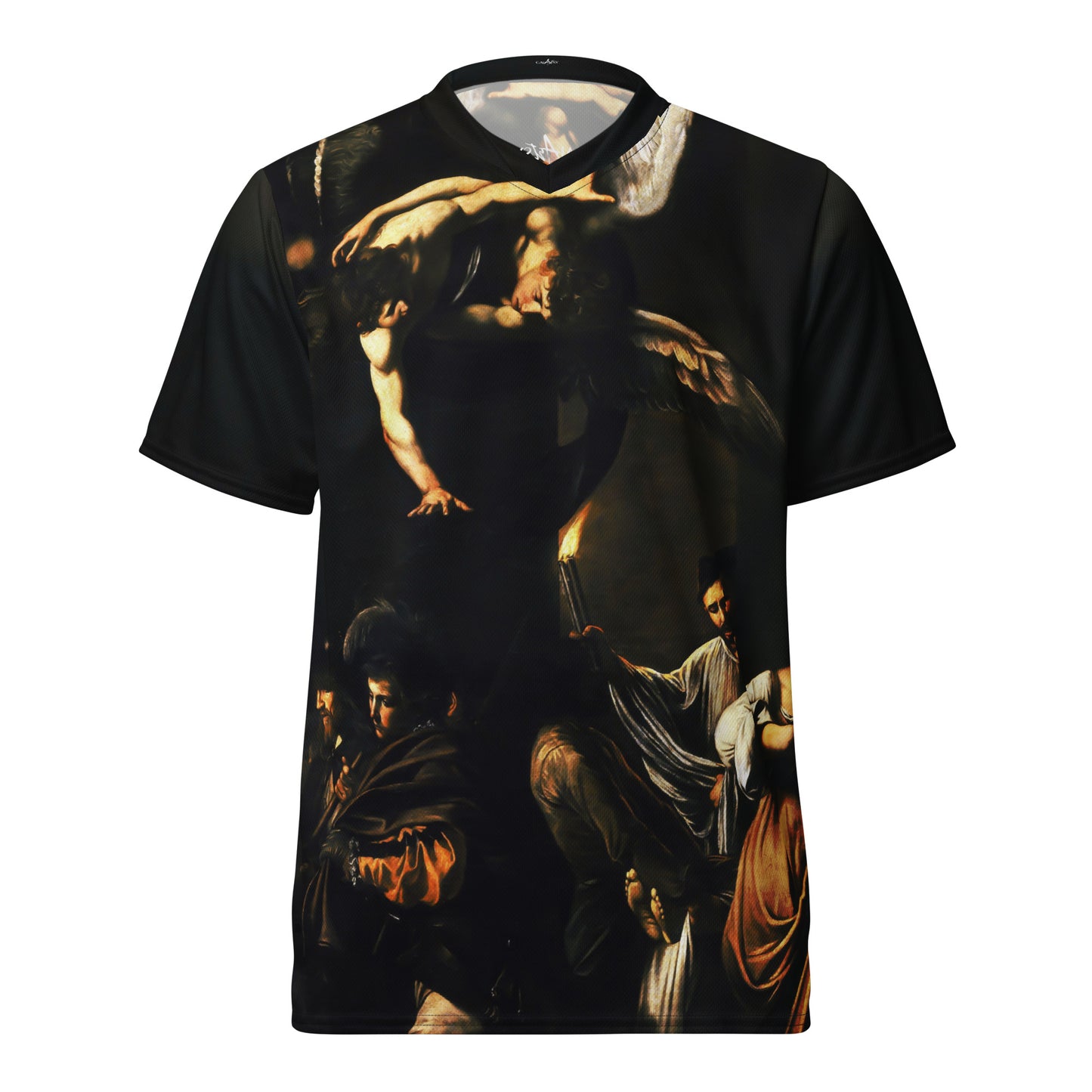 The Seven Works of Mercy Caravaggio unisex sports jersey