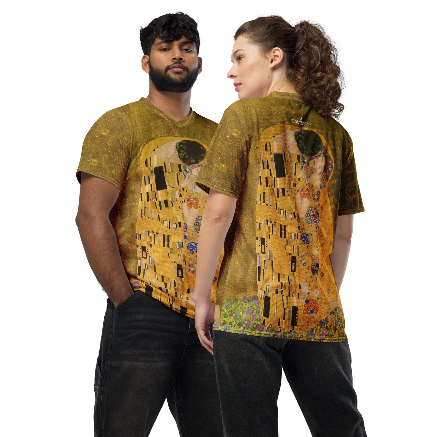 Klimt The Kiss unisex sports jersey