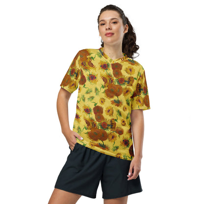 Sunflowers unisex sports jersey