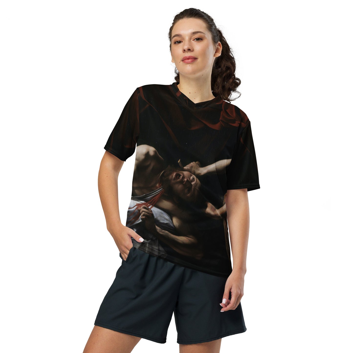 Judith Beheading Holofernes unisex sports jersey