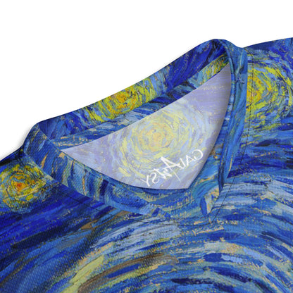 Van Gogh Starry Night unisex sports jersey