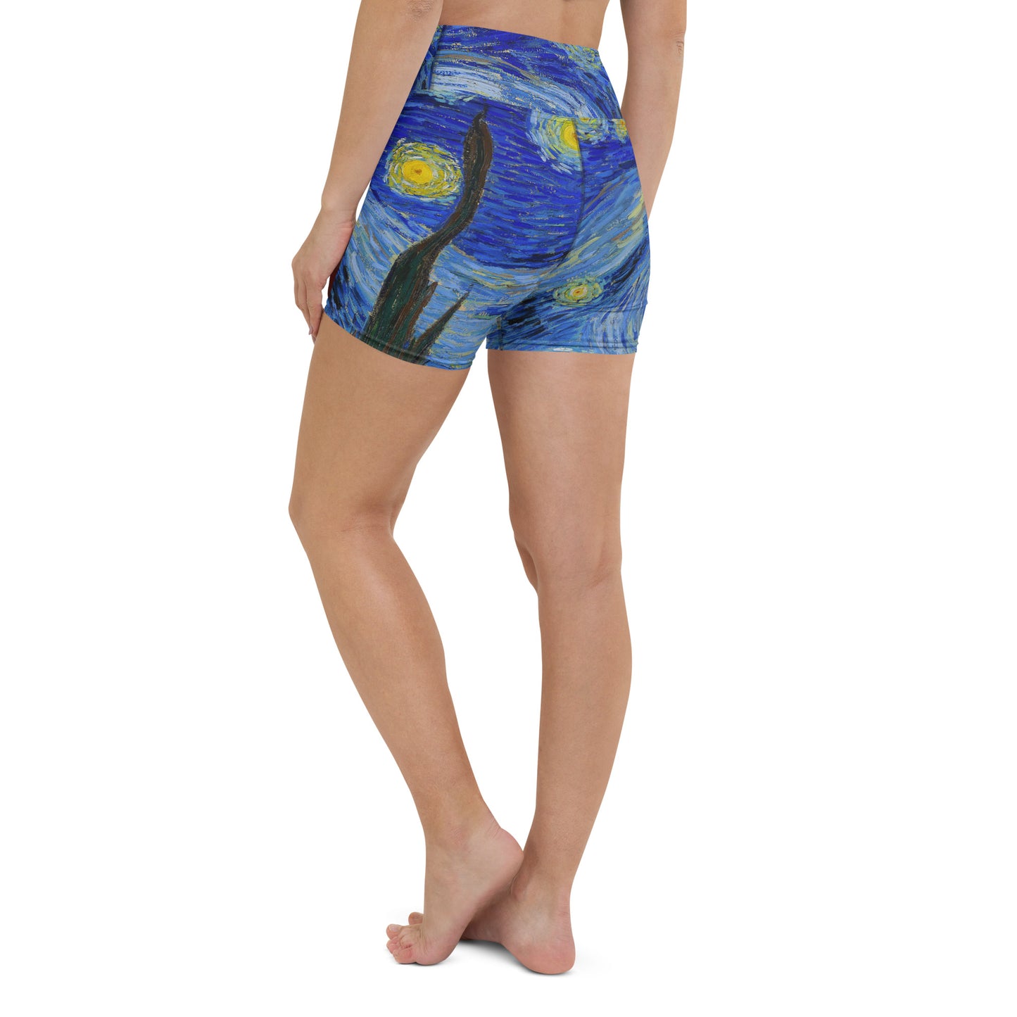 Starry Night Yoga Shorts