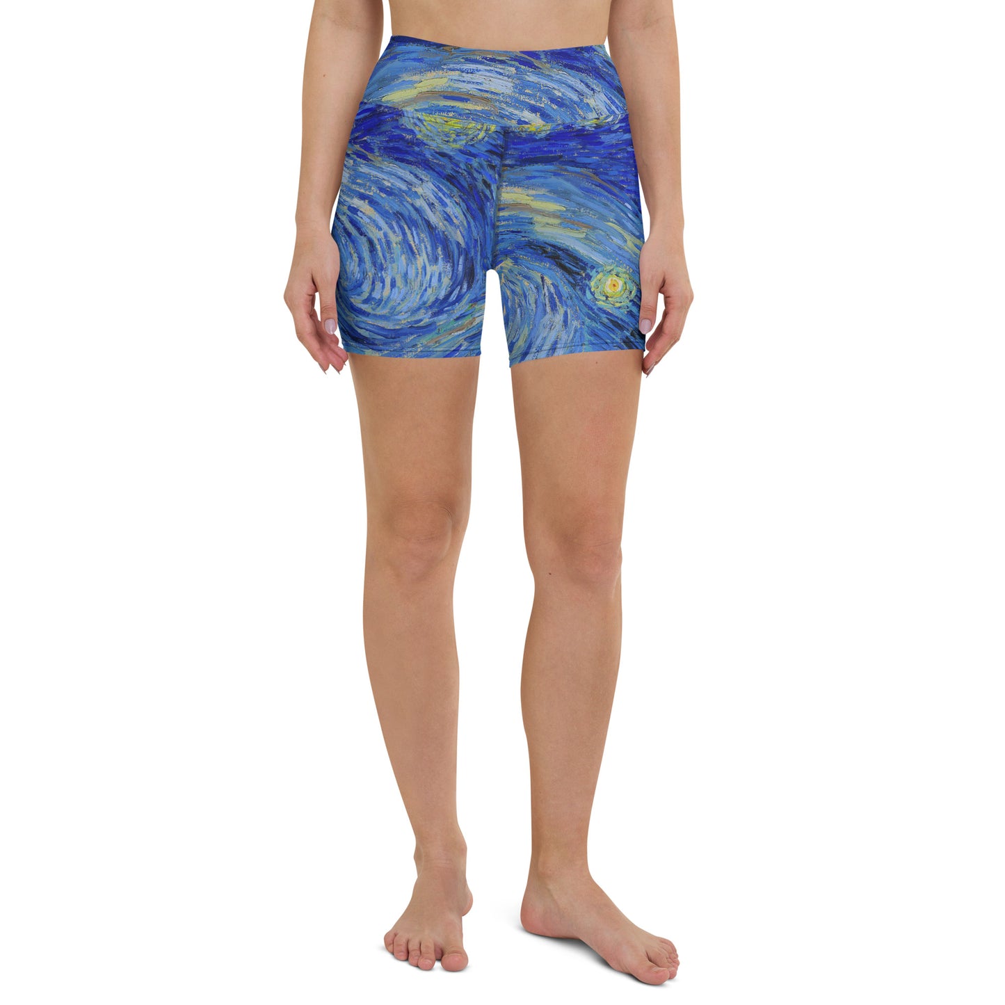 Starry Night Yoga Shorts