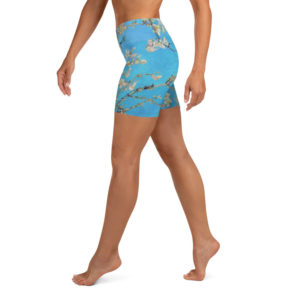 Almond Blossom Yoga Shorts