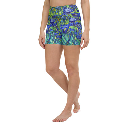 Irises Yoga Shorts