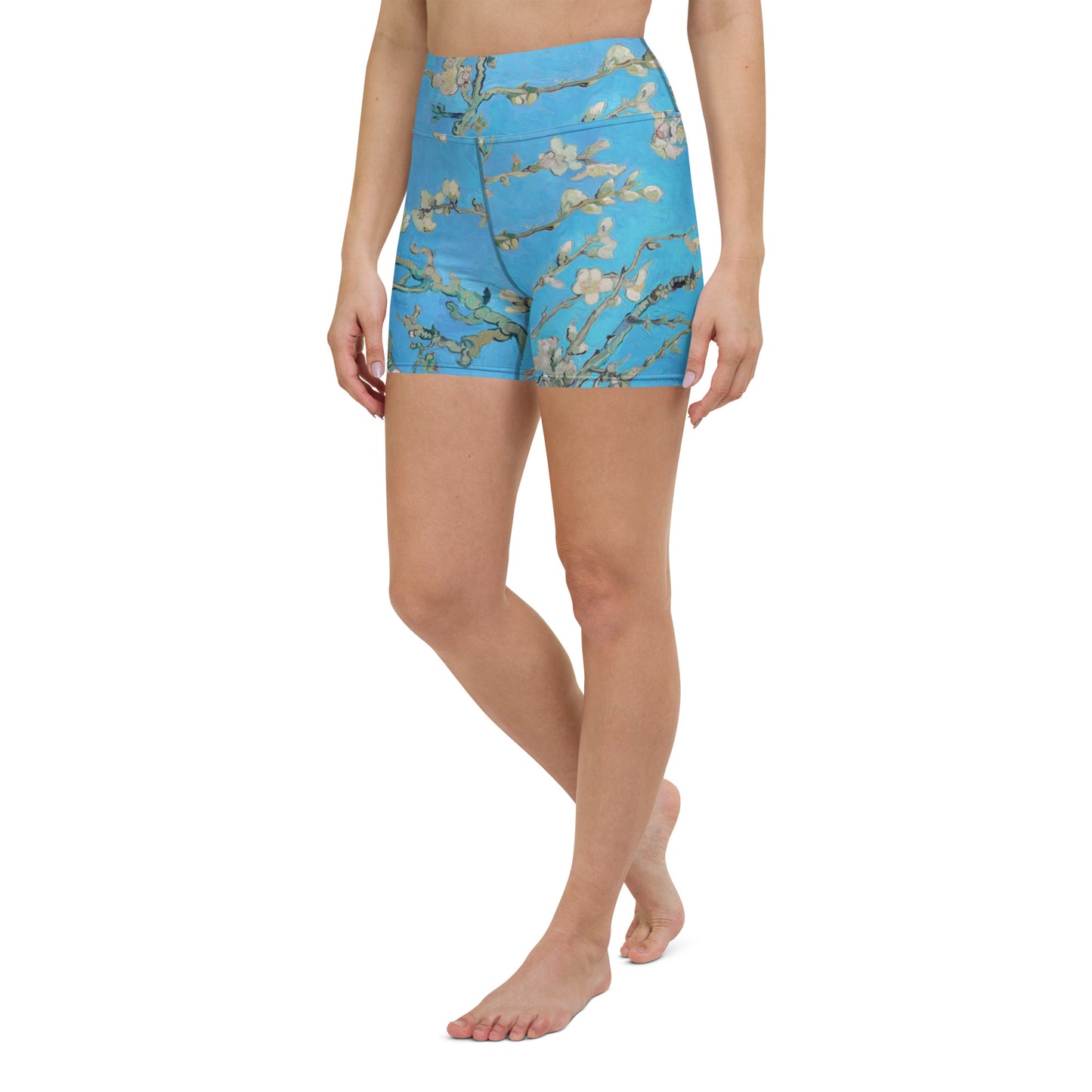 Almond Blossom Yoga Shorts