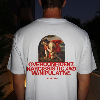 Overconfident, Narcisstic & Manipulative.