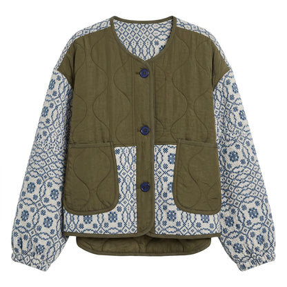 Floral Tapestry Patchwork Jacket