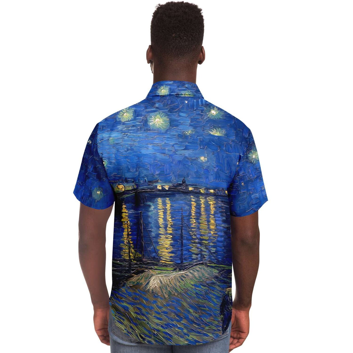 Starry Night Over The Rhone Buttoned Shirt