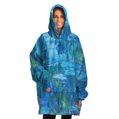 Water Lilies Monet Snug Hoodie