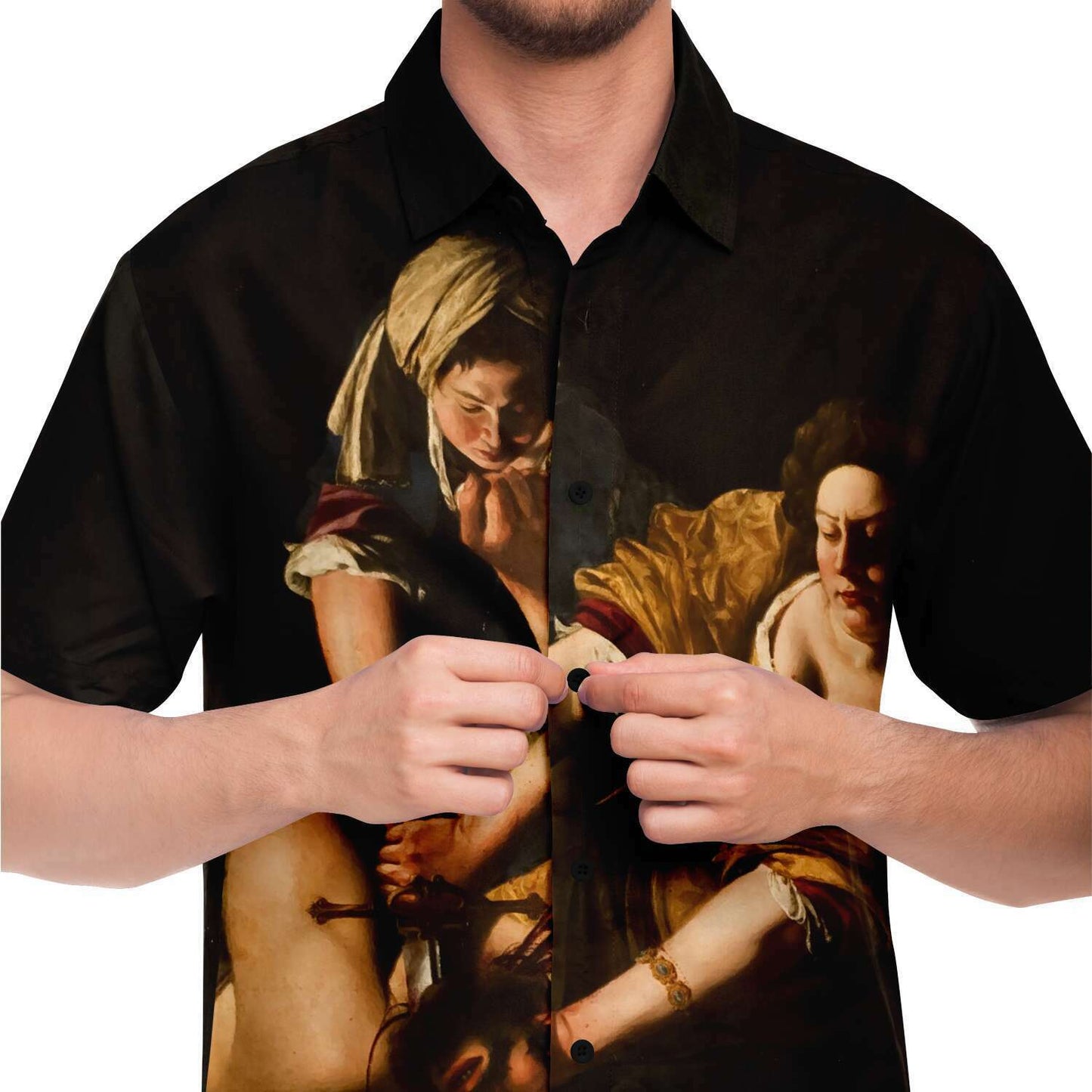 Artemisia Gentileschi Judith Beheading Holofernes BUTTONED SHIRT