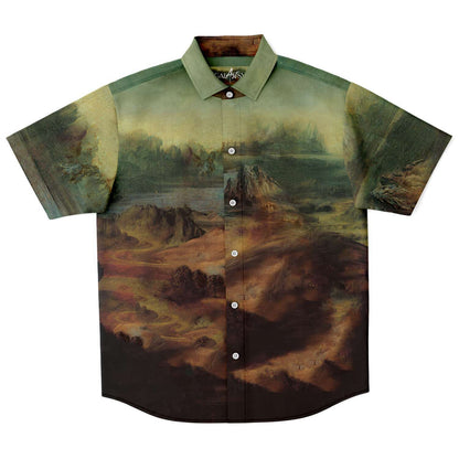 Leonardo Da Vinci Mona Lisa BUTTONED SHIRT