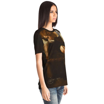 Narcissus Caravaggio t-shirt