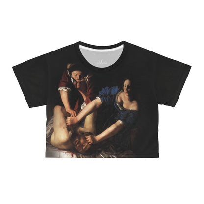 Artemisia Gentileschi Judith Slaying Holofernes Crop Top