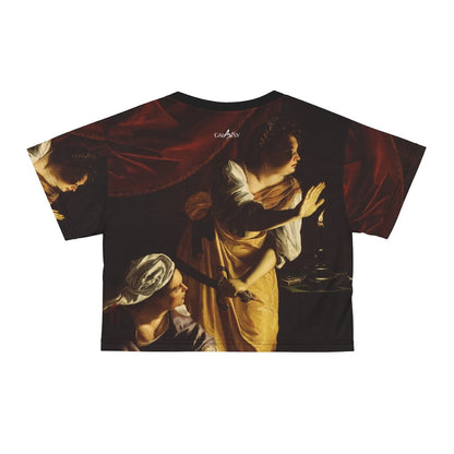 Judith and Her Maidservant Artemisia Gentileschi Crop Top