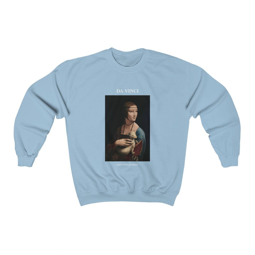 Leonardo da Vinci lady with an ermine Sweatshirt