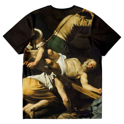 Crucifixion of St. Peter CARAVAGGIO t-shirt