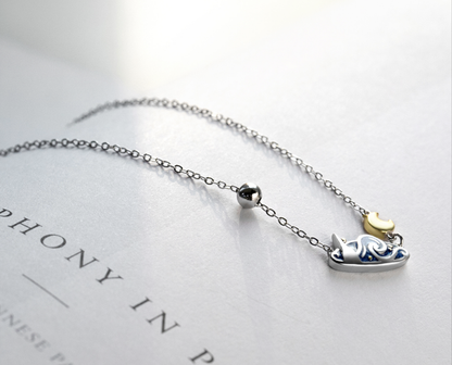 Van Gogh Starry Night inspired Necklace