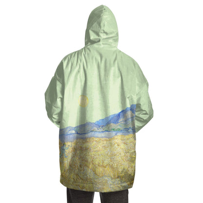 Wheatfield with a reaper van Gogh Snug Hoodie