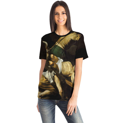 Crucifixion of St. Peter CARAVAGGIO t-shirt