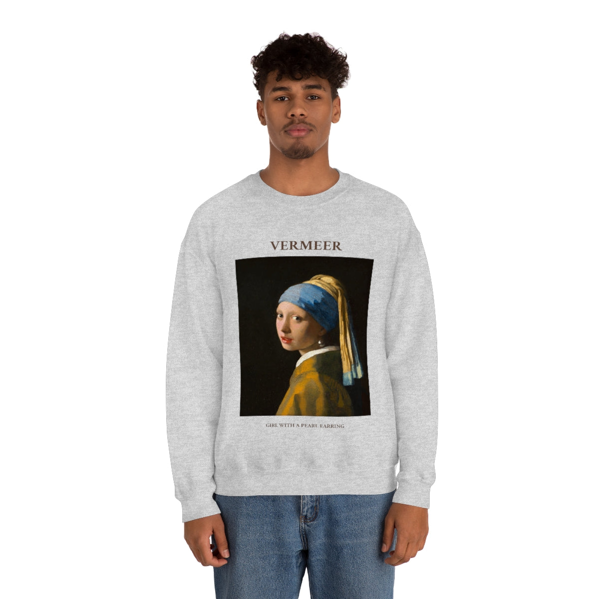 Vermeer Girl with a Pearl Earring  Sweatshirt